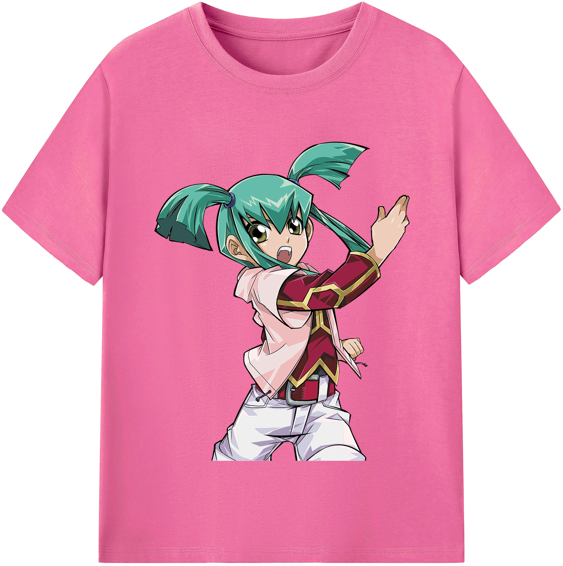 （画像用） 遊☆戯☆王 Yu-Gi-Oh! レディースカジュアルプリントTシャツ（綿100％）